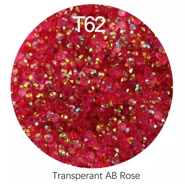 #T62 Transparent AB Rose 4mm