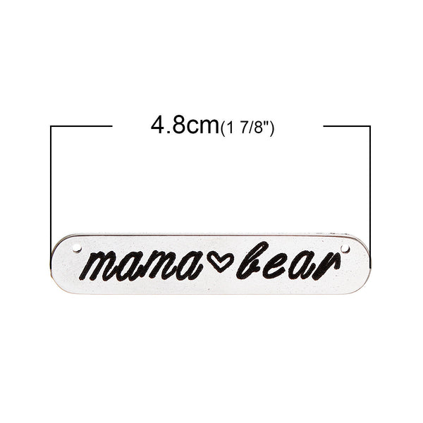 1pc Mama Bear / 304 Stainless Steel Connectors (0064)