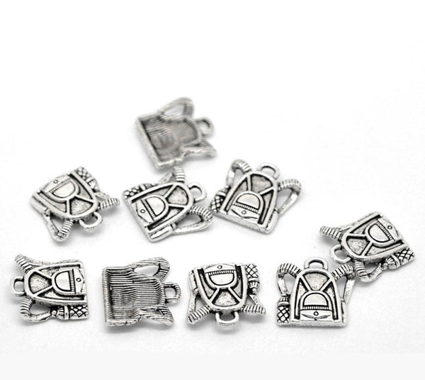 10pc School Backpack Charms (0054)