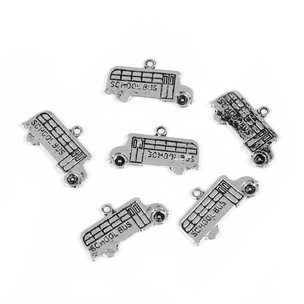 10pc School Bus Charms (0081-2)