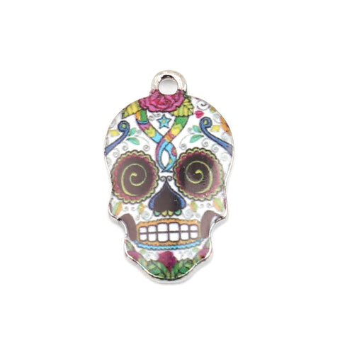 5pcs Halloween Skull / Day of the Dead / (0008-2)