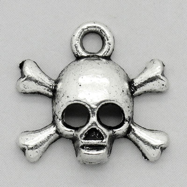 5pcs Halloween Skull Charms (0003-1)