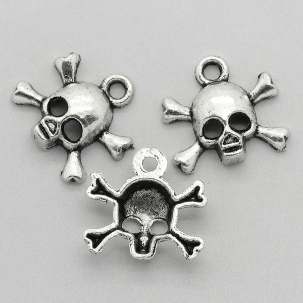 5pcs Halloween Skull Charms (0003-1)