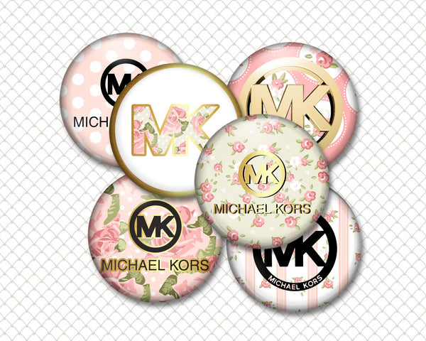 INSTANT DOWNLOAD- Designer MK-2 4x6 Digital Printable 1 Inch Circle Bottle Cap Images